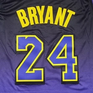 2024-25 Latest Purple Stitched Basketball Jersey Los Angeles 23 James 24  Bryant 3 Davis