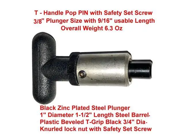 T handle Pop pull pins knob plunger pull ring quick release lynch pin ball lock pin