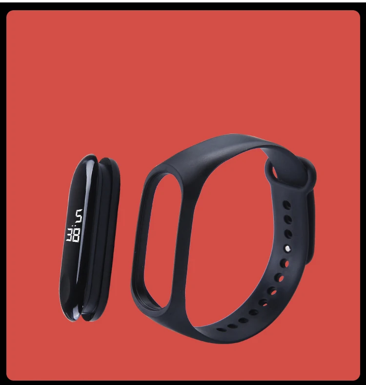 Wholesale  Silicone Watch Unisex Luxury Touch LED Digital Watches Men Wrist relogio