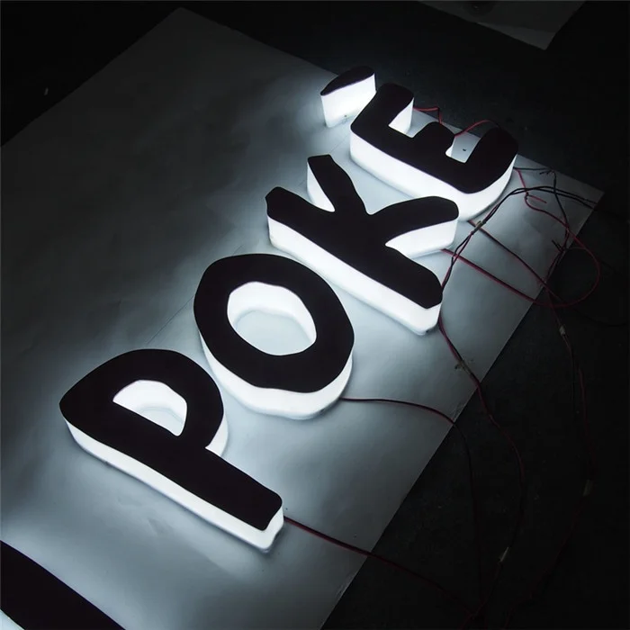 Оптовая продажа lumineuse enseigne diy Светодиодная подсвеченная мини-акриловая канальная буква для пользовательского логотипа