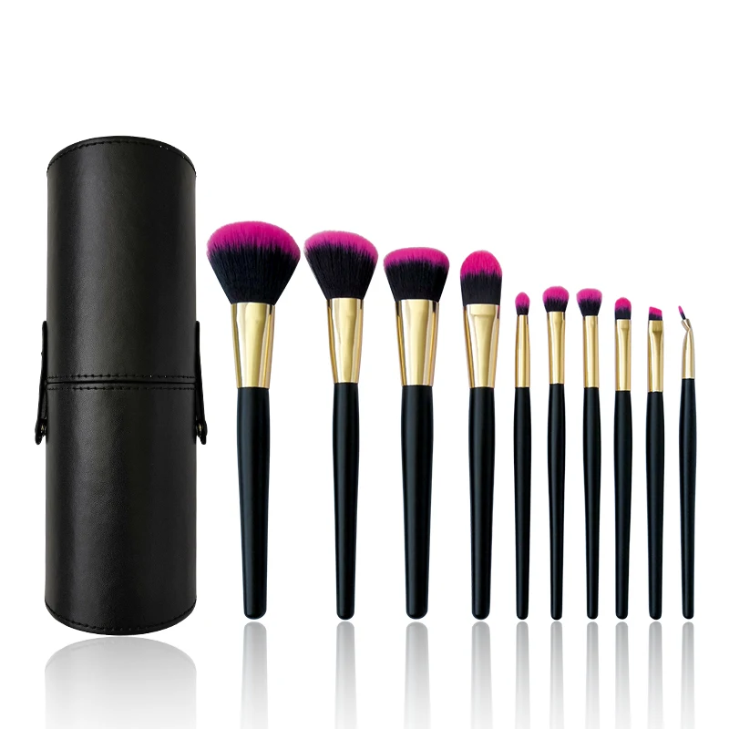 10pcs Marble Makeup Brush High Quality Cosmetic Make Up Brushes Low Moq Custom Logo Private Label Makeup Brushes Set