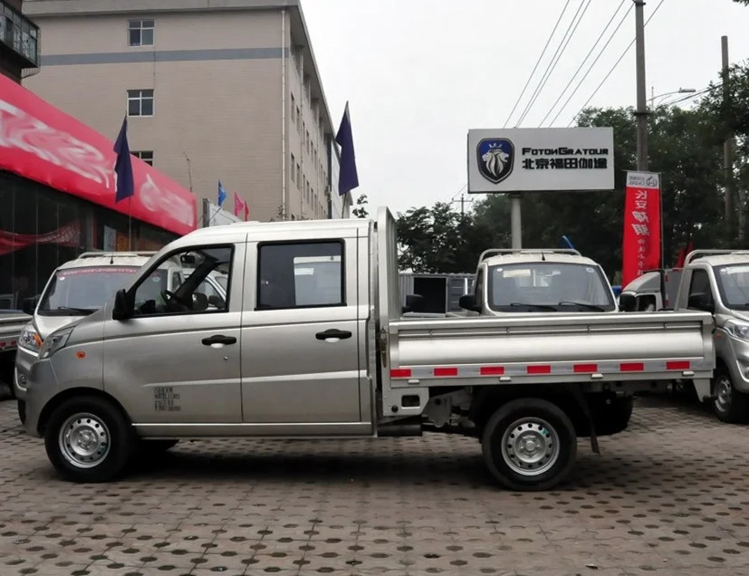 Foton Model V LHD Left hand Drive  2 Tons Double Cab Mini Pickup Trucks For Sale