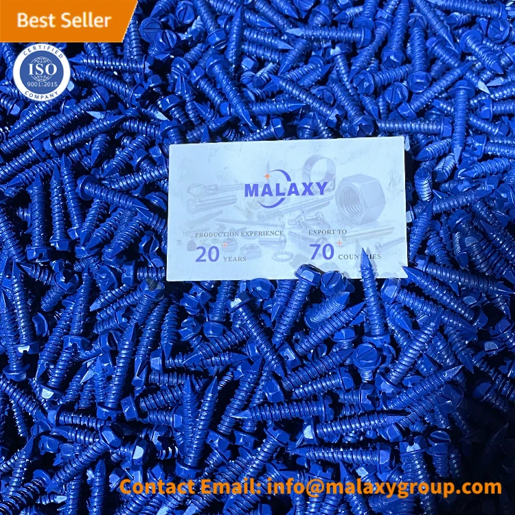 MALAXY Tapcon винты бетонные анкерные 1/4 Шестигранная головка шайбы
