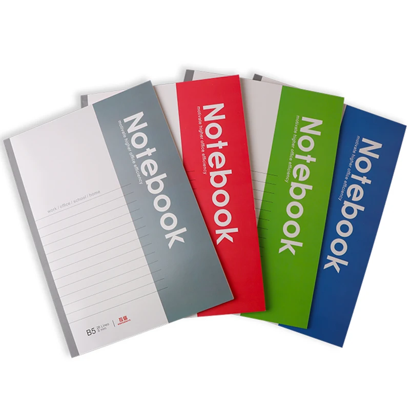 HX-7831 A5 Soft Surface Copying Notebook 40 Pages Composition Book Paper Lined Wood Pulp Thermal Binding,sewing Binding 200pcs