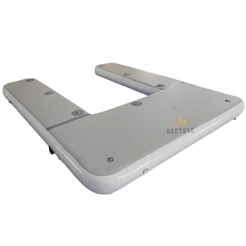Drop Stitch DWF Inflatable Pontoon Floating Parking Dock Station E Jet Ski Platform for Yacht Boat
