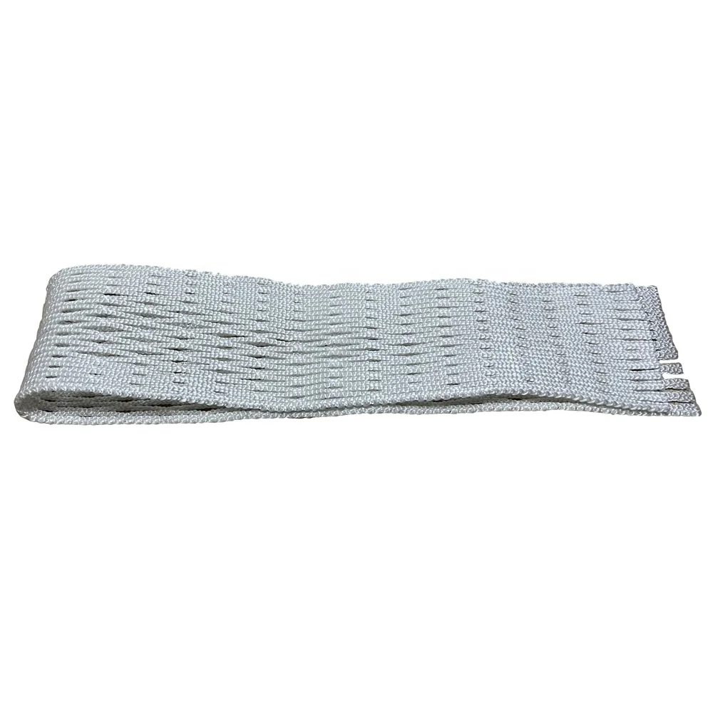 Heavy Duty White Coated Lacrosse Traditional Hard Mesh Goalie Lacrosse Stick Mesh