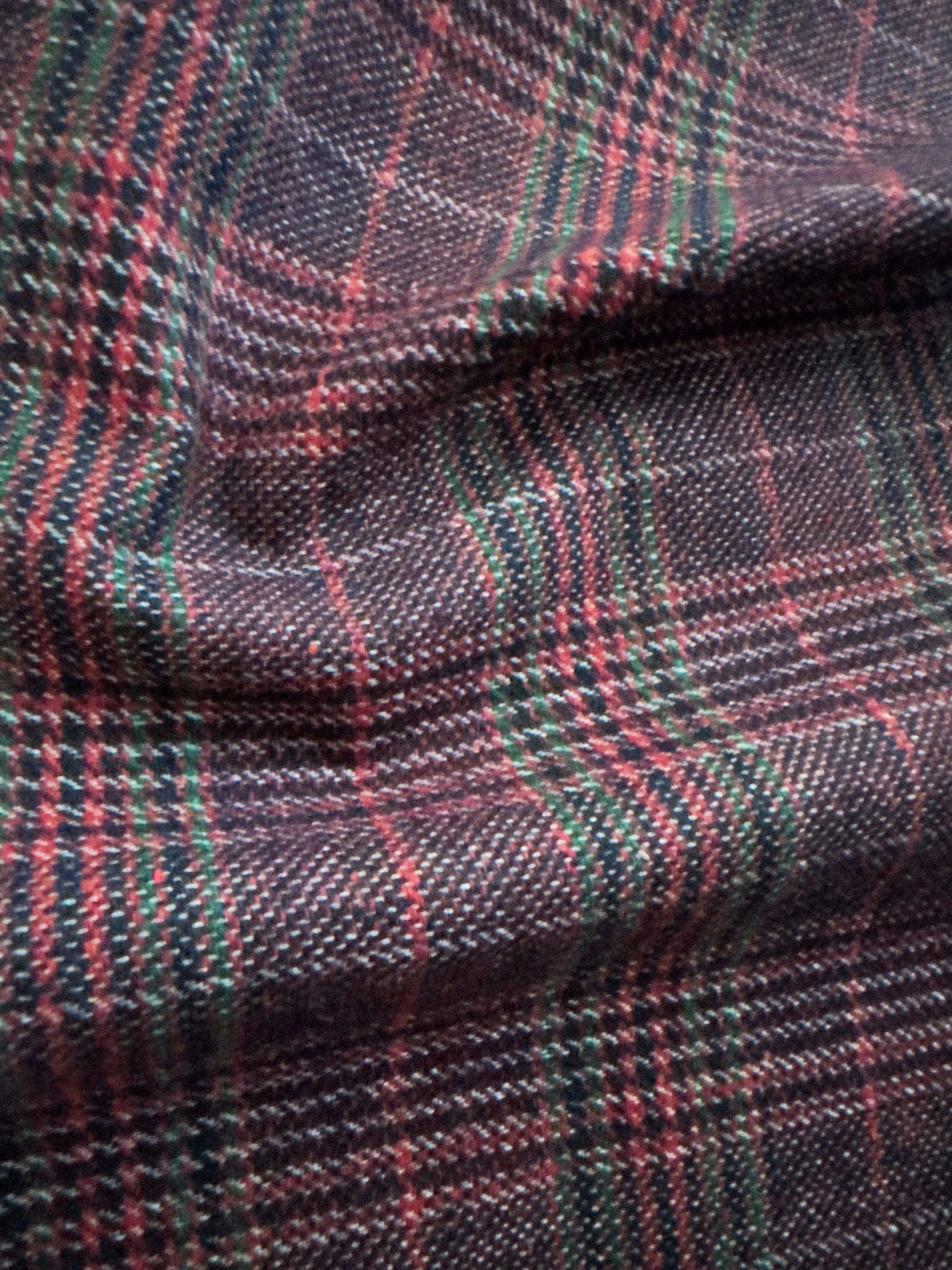 Scottish Check Woolen Tweed Fabric Used for Making Bespoke Tailored Goods Like Kilts Kilt Jackets and Waistcoats