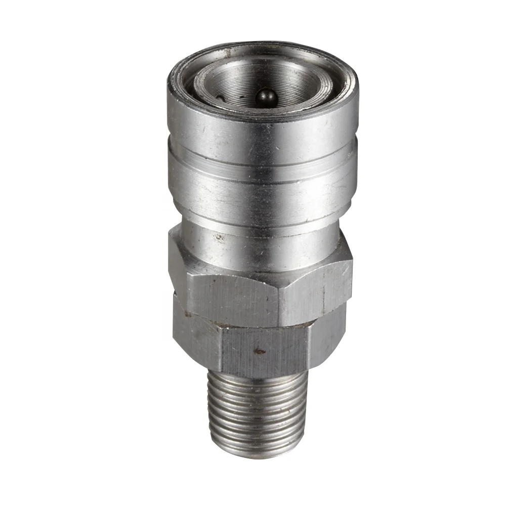 Pneumatic fittings air quick connect coupler,gas fitting tube connector steel and brass coupling
