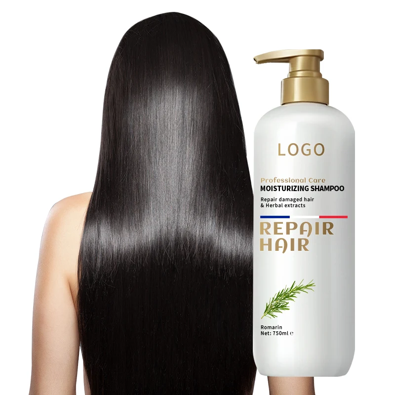 MIDUO OEM 750ML Herbal Essences Brazilian Keratin Sulfate Free Large Capacity Fragrant Black Color Bulk Light Curly Hair Shampoo