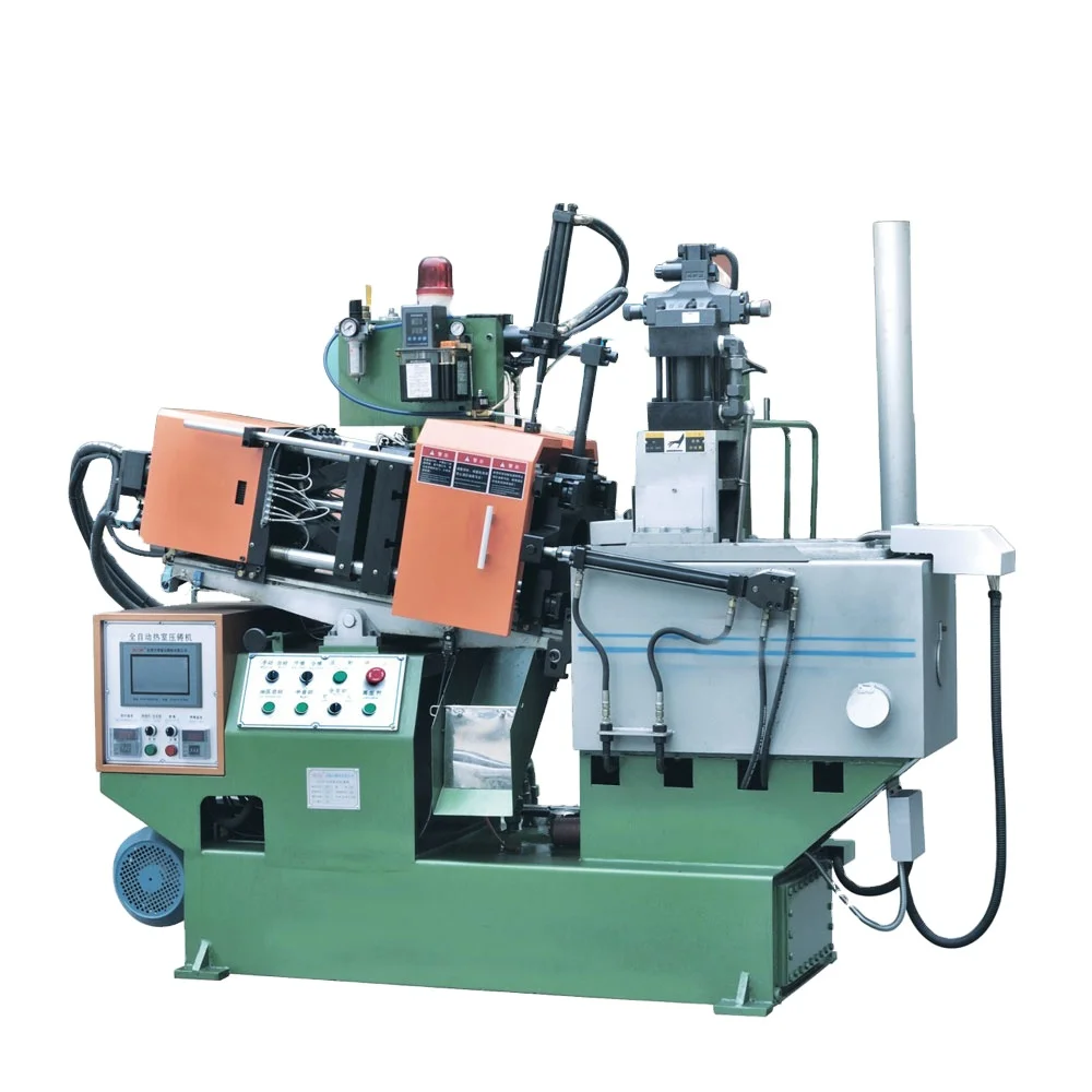 Hot chamber die casting machine for injection zinc parts