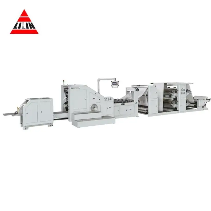 Высокое качество LSB330-XL-2L роликовая подача прочнаой флексографских печатных бумажных пакетов с квадратным дном мешок делая