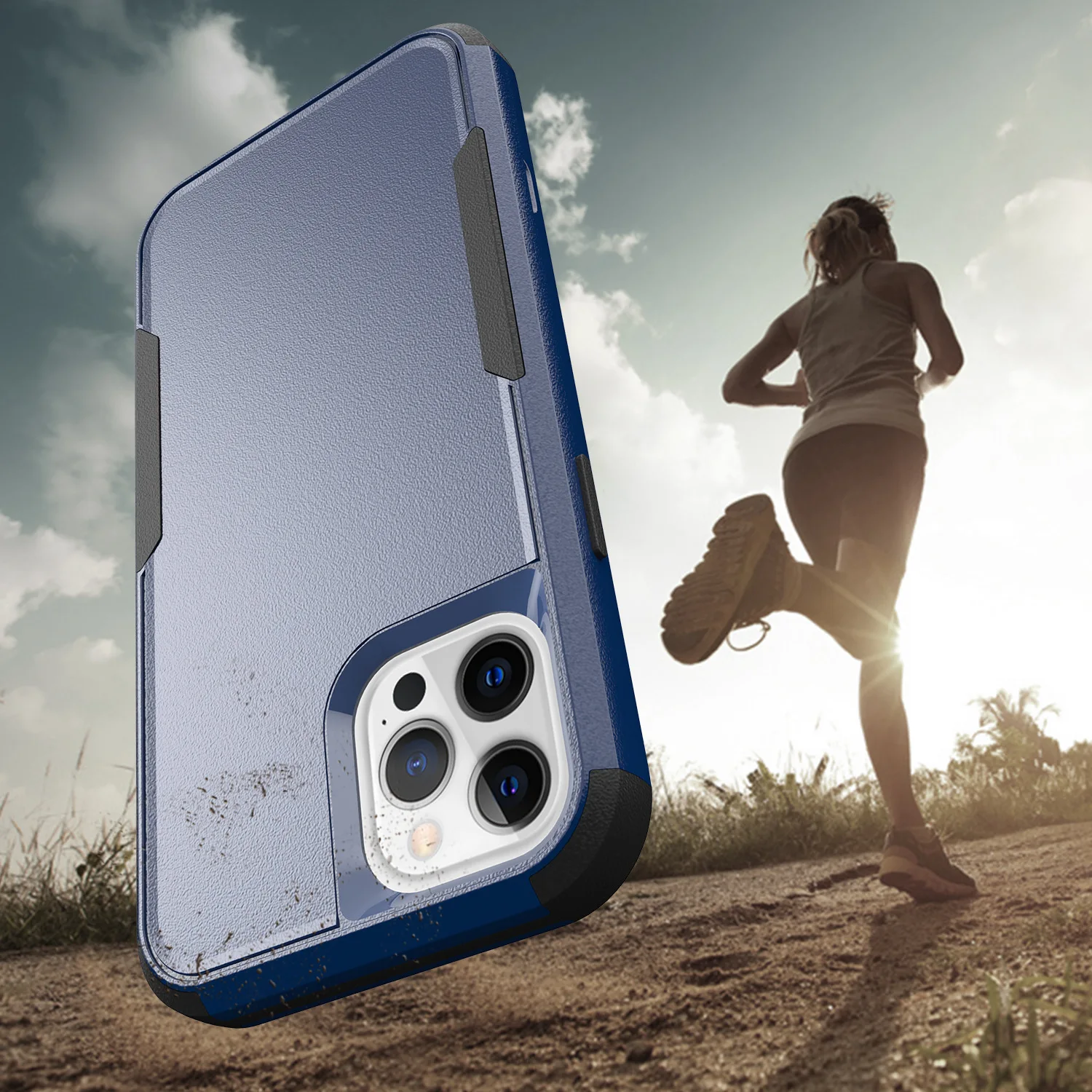 Honatop full body armor for Iphone 13 pro max with/without back clip Defender  phone case