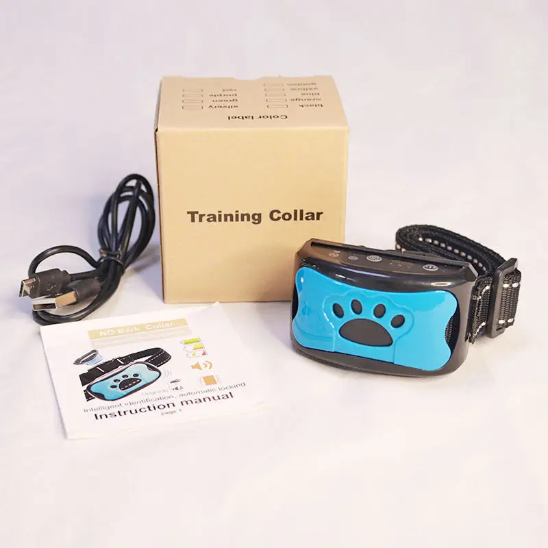 Ultrasonic Barking Repeller Control Training Device Pet No Bark Electric Shock Vibration Dog Anti Bark Collar