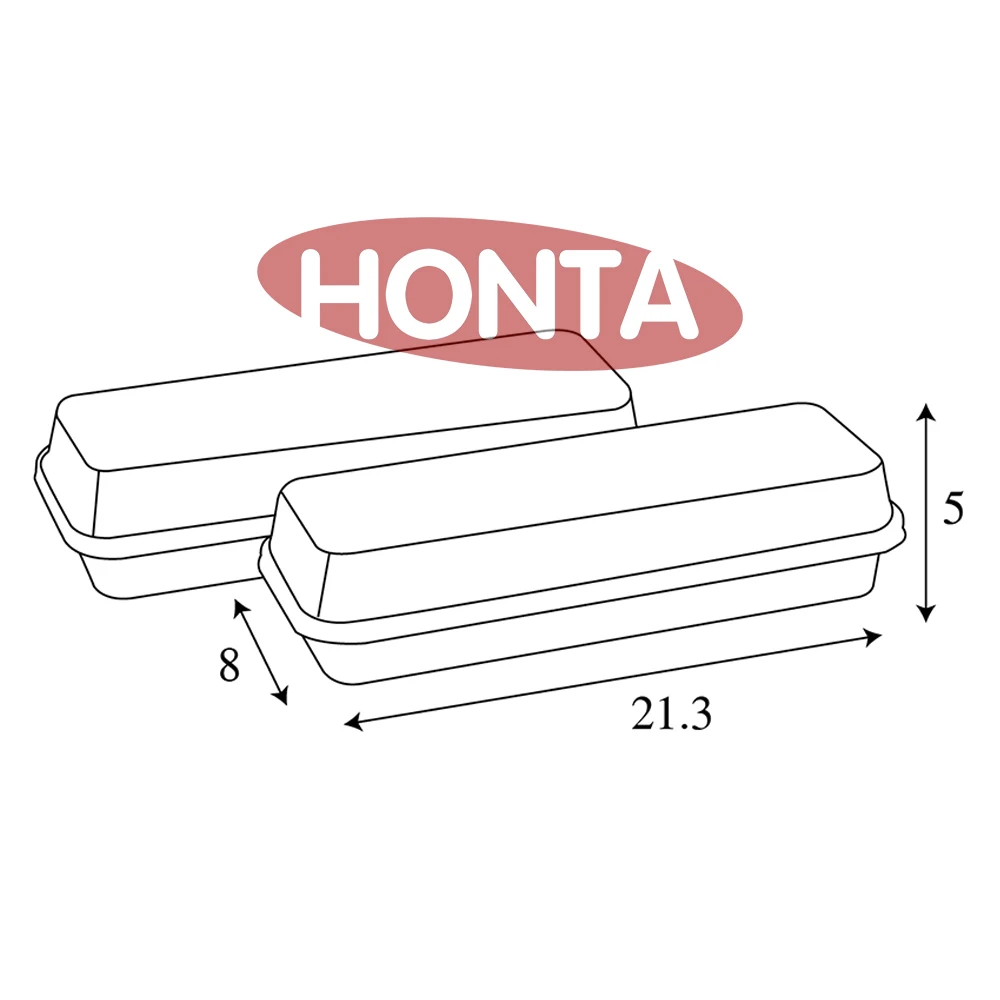 Clear transparent for rectangular disposable with lid plastic food boxes pet small transparent food plastic box