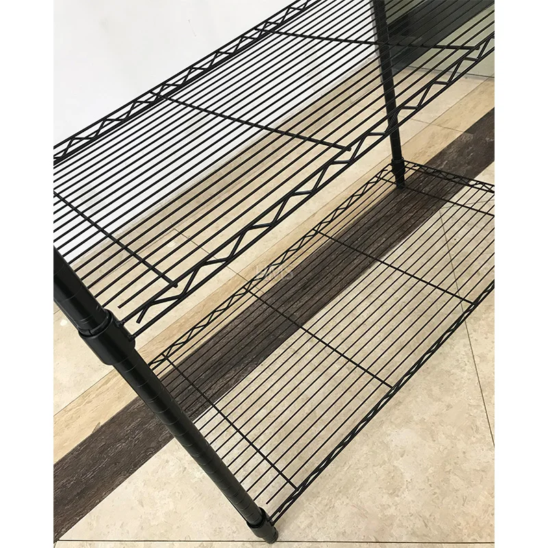Chinese Factory Rack Shelf Production Metal Wire Storage Shelving Unit For Home And Hospital