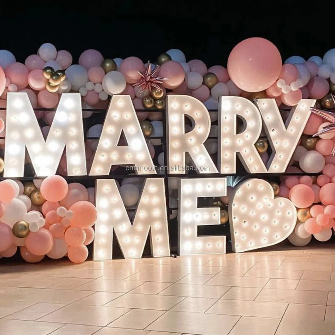 Factory Wedding Party Supplier 3ft 4ft Giant Love Letters Marquee Giant Led Light Up Letters for Wedding