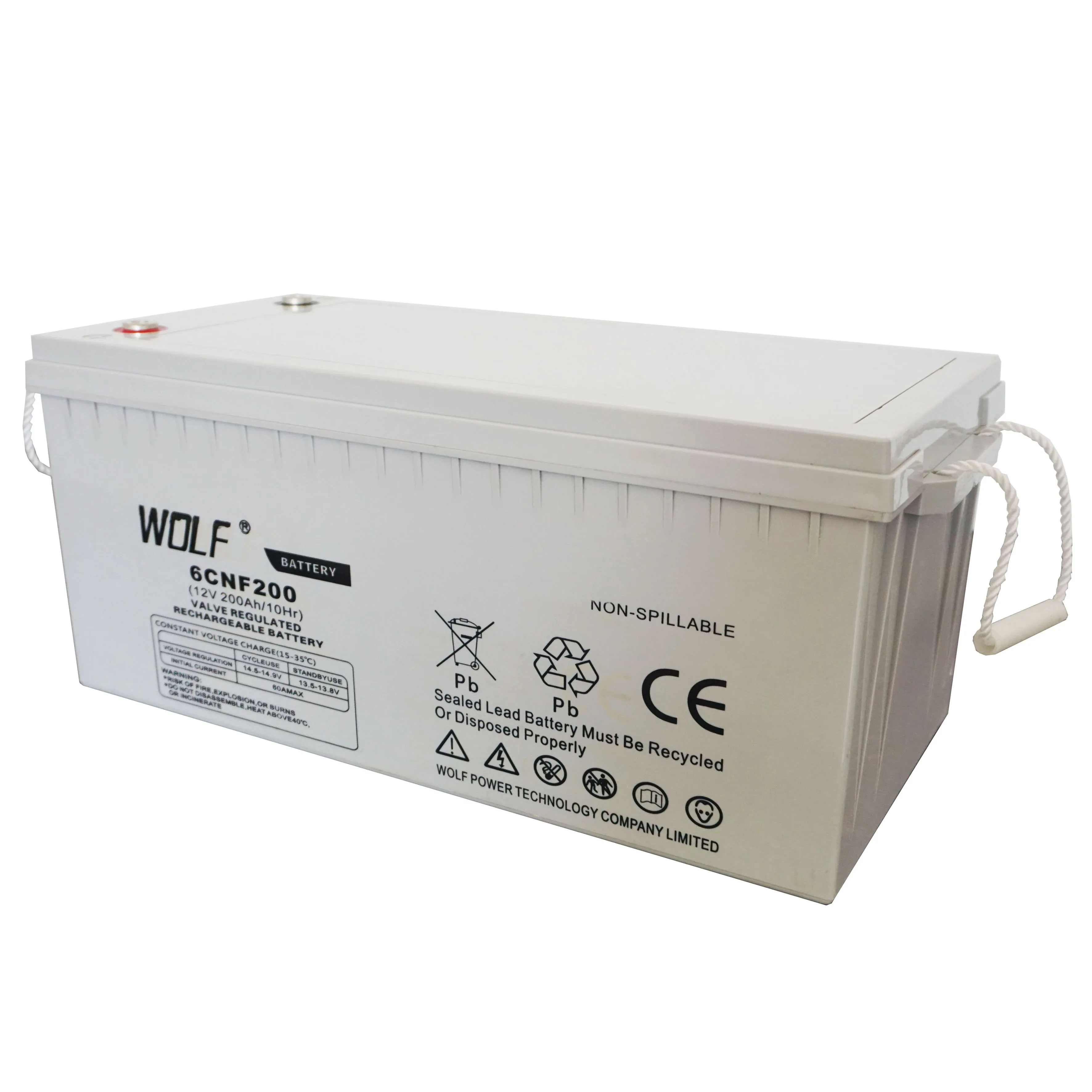 deep cycle lead-acid energy storage batteries 12V 200AH