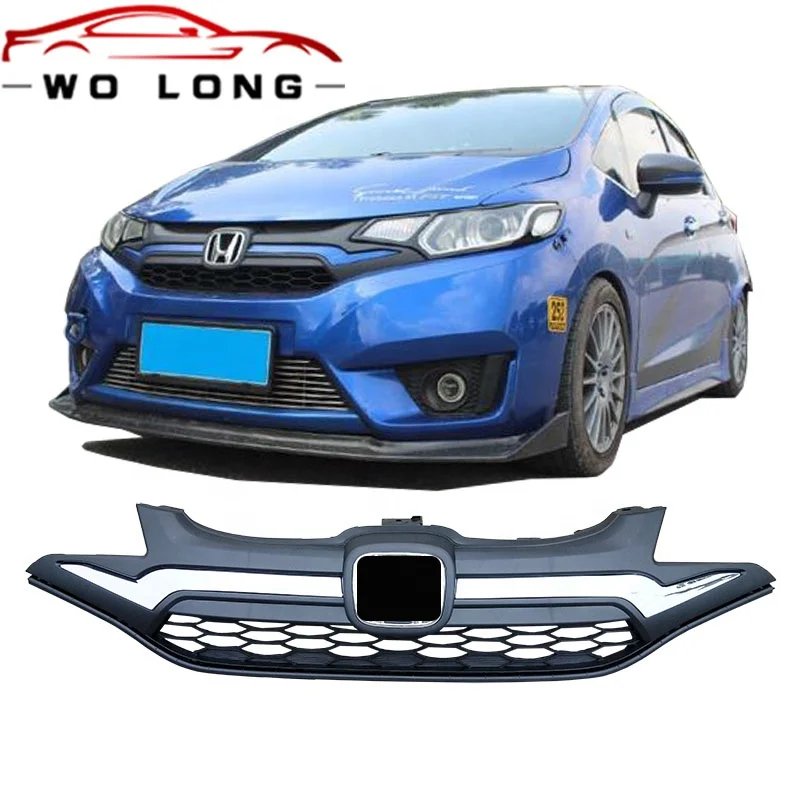 
High Quality Custom Plastic Grille Front Honeycomb Grille For Honda FIT 2014 2015 2016 2017 
