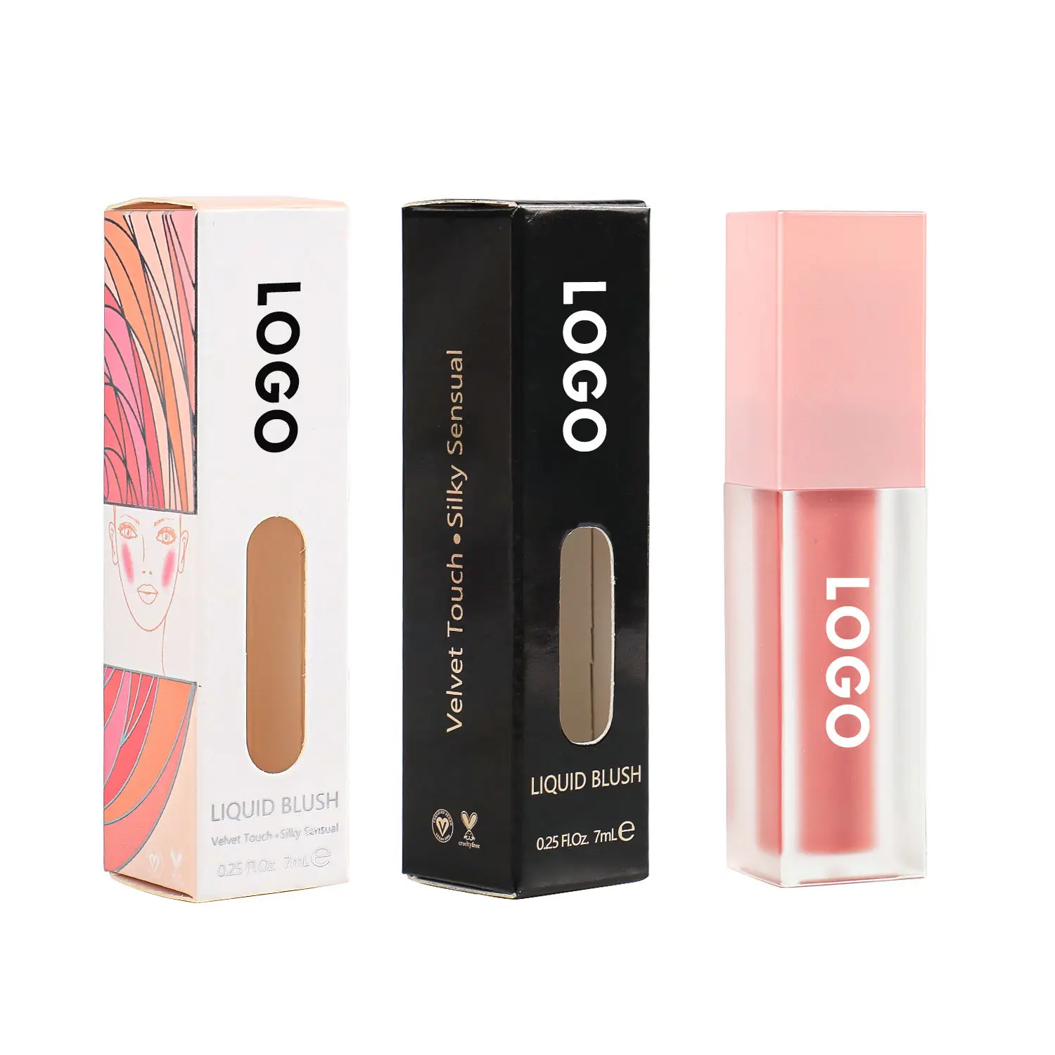 Wholesale Rubor Makeup pink Blush Custom Liquid