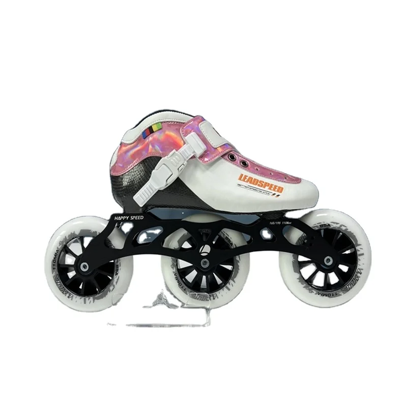 Супер качество новый стиль OEM Inline скорость коньки обувь Мигающий Ролик