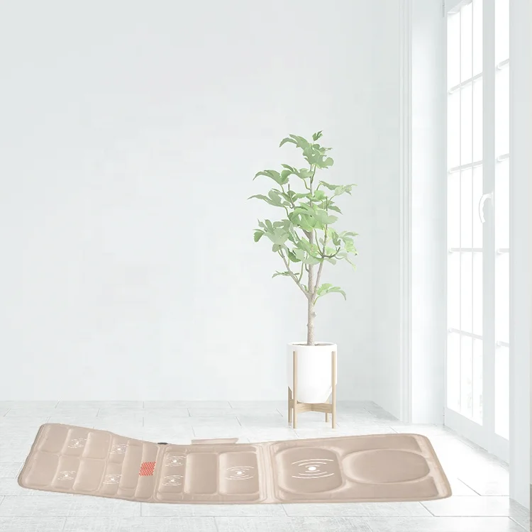 
Electric massage mattress cushion with heating and vibration at home 