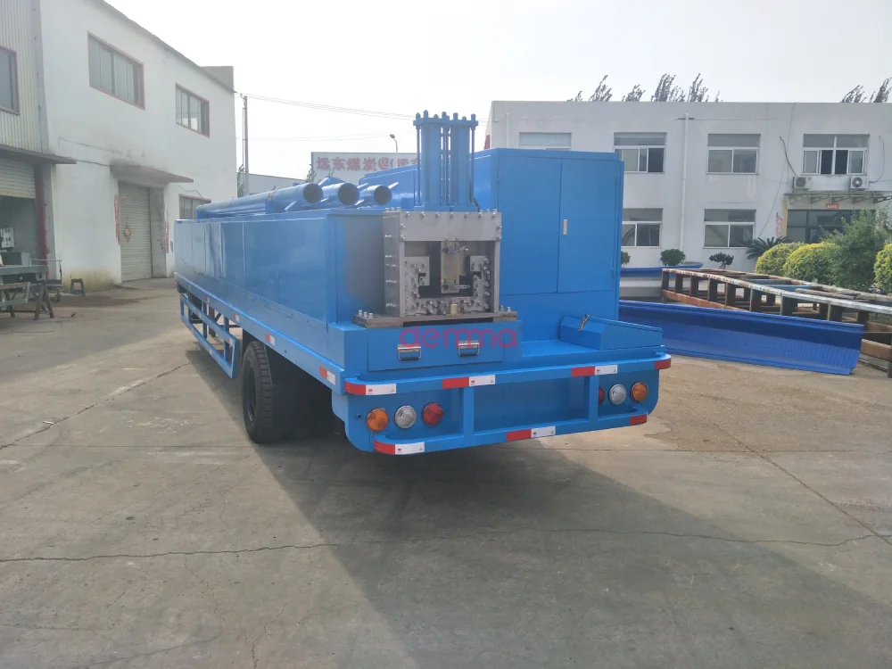 different building shapes roof machine  K Arch Span Self supported roofing machine trailer mounted curve roof machine