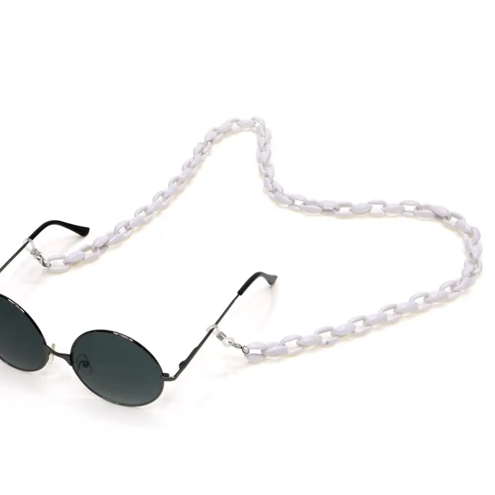 China Factory Wholesale Sunny cord Acrylic Sun Glasses Chain Sunglasses 2019 Glasses Eyewear Chain Holder