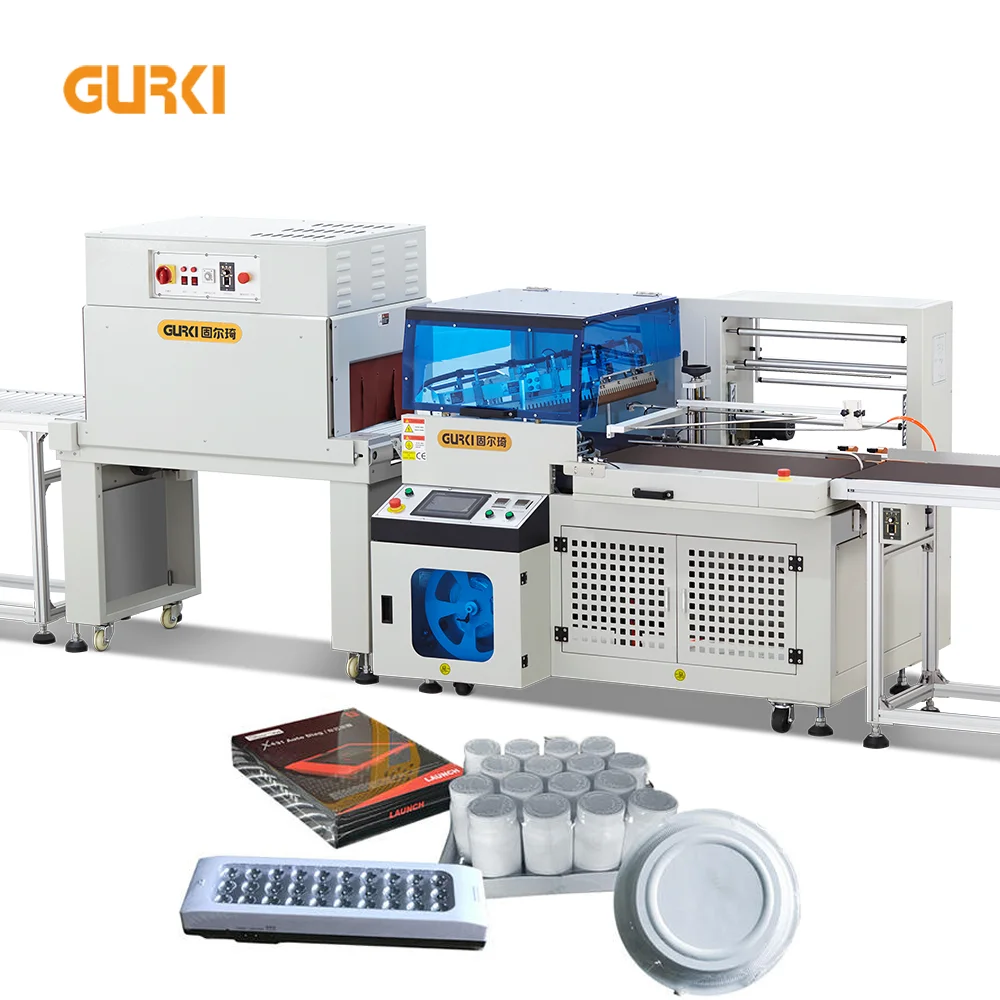 Pof Pvc Pe Plastic Film Heat Shrink Wrap Sealing Machine Carton Box Cling Thermo Shrink Wrapping Package Machine