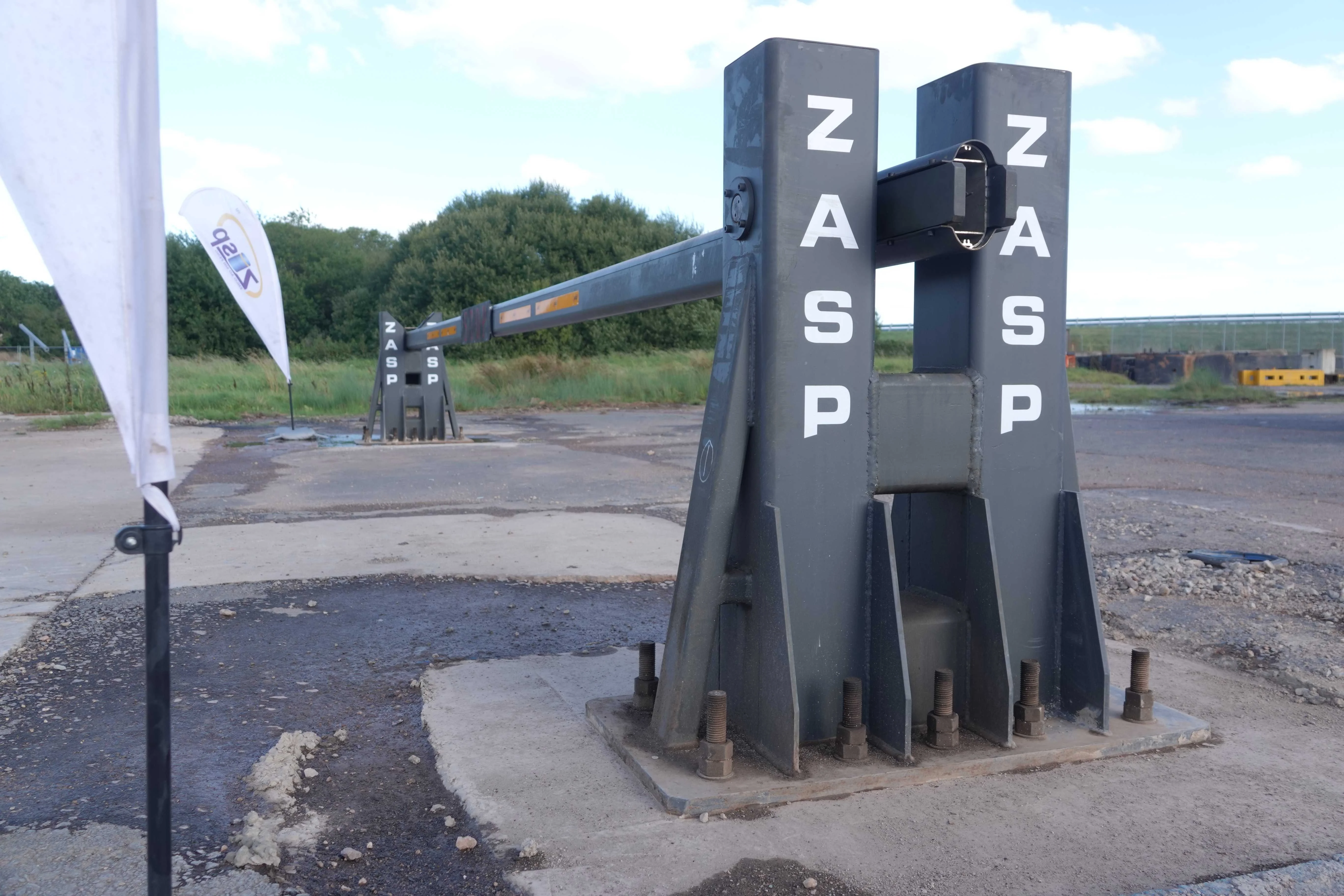 ZASP сверхмощные аварийные автомобильные барьеры ручное управление падение прочных ворот