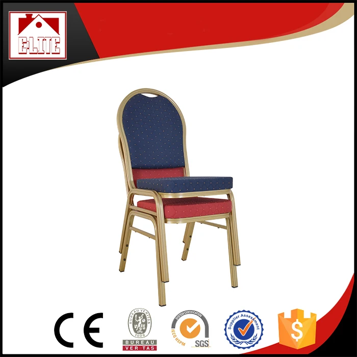 Top product wholesale luxury banquet chair aluminum frame customizable pattern dining room furniture banquet chair