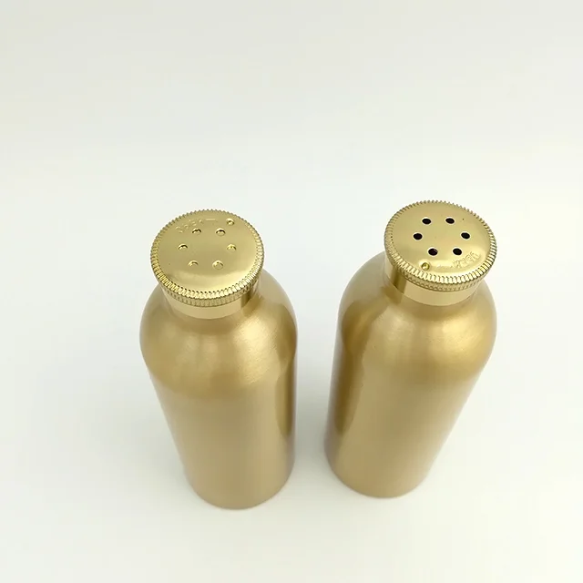 aluminum talc bottle cosmetic aluminum bttle for baby Talcum powder 50g 100g 150g