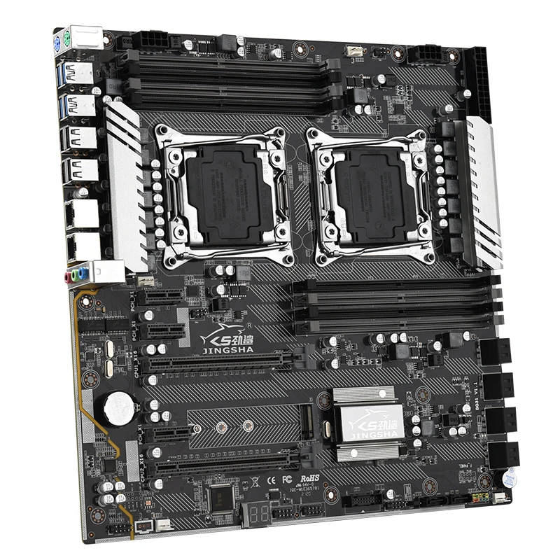 JINGSHA factory Быстрая доставка atx pc материнская плата ddr4 lga 2011-3x99 dual