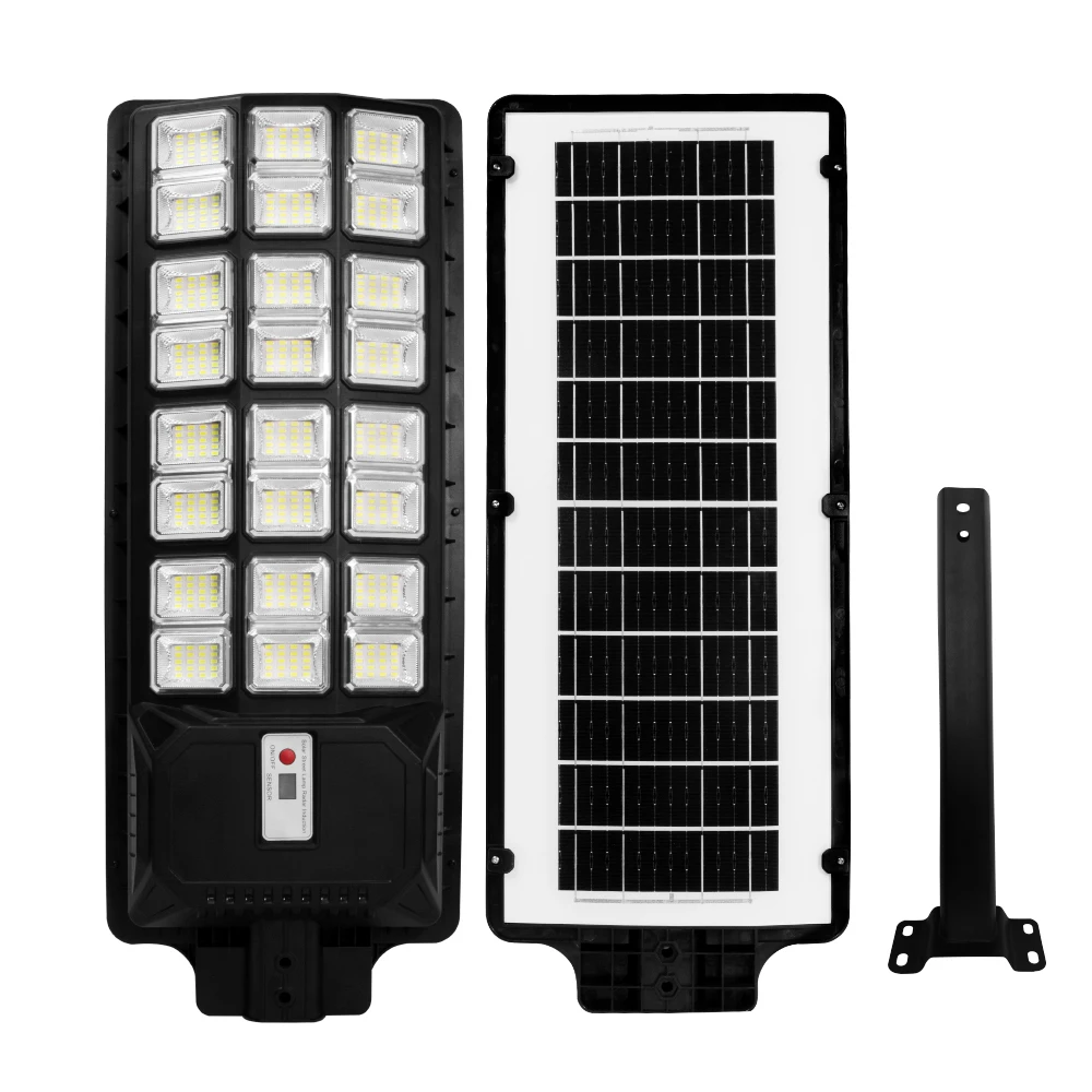 All in one Radar sensing waterproof ABS material High power integrated solar charging 1000w solar street lamp