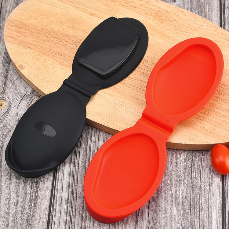 A3308 Seafood Shell Handle mussel Opening Gadget Home Kitchen Pry Fresh Scallop Clip Silicone Open Oyster Tool