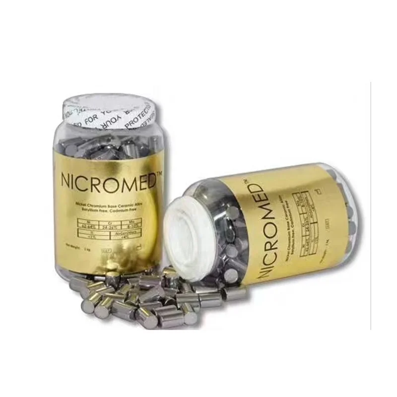 Dental Ceramic Alloy NEO Nicromed Beryllium Free Cadmium Free Dental Nickel Chromium Alloy