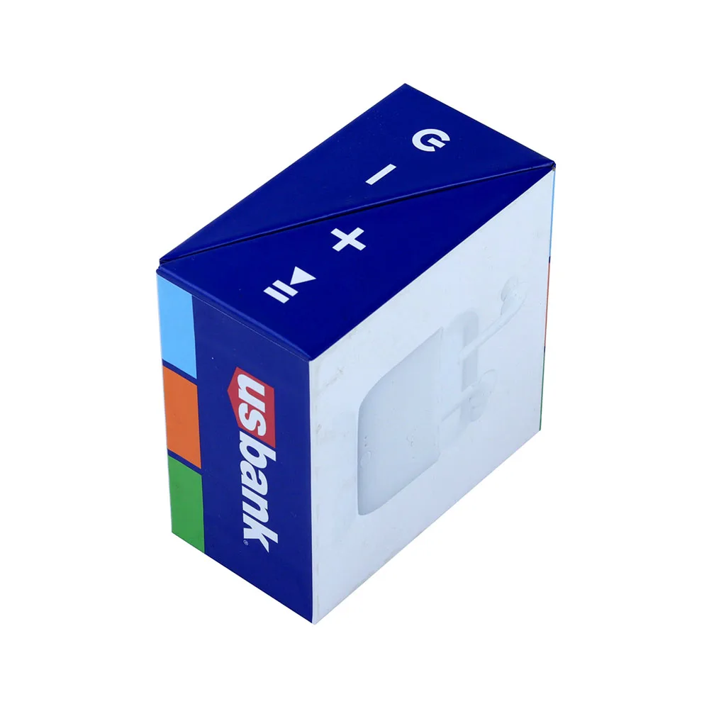 Delicate Design Flip Lid Recyclable Cardboard Gift Box Custom Logo funky Wireless Headset Phone Accessories Packaging Box