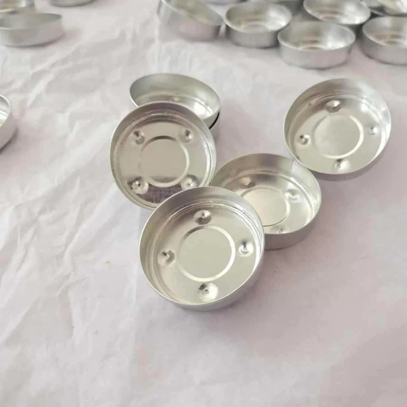 White Metal Tealight Candle Holders Christmas Home Decoration Cup Paraffin Wax Tea Light Making Christmas Lanterns Candle Jars