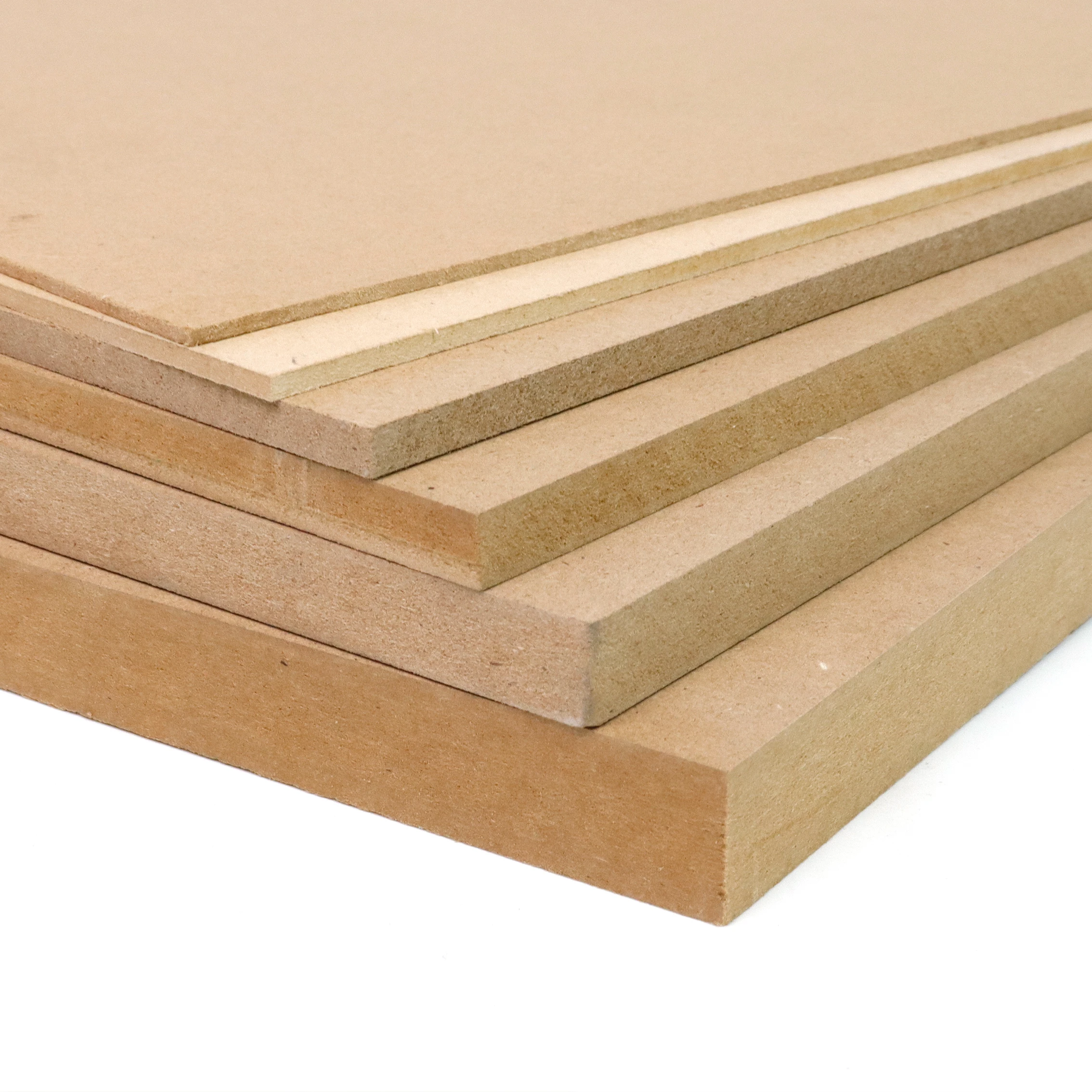 China Manufacturer 3/4.75/6/9/12/15/18mm Blank Pine Mdf Wood Sheet E2 Standard Uv Plain/raw Mdf Board