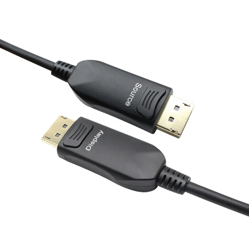 Волоконно-оптический кабель DisplayPort к DP 1 4 Поддержка 8K 60 Гц высокая скорость 32 Гбит/с HDCP 3D HDR