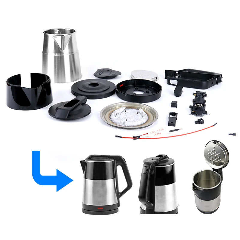 Детали для электрического чайника полудвухслойные Запчасти корпуса запчасти Электрочайник SKD/CKD доставка