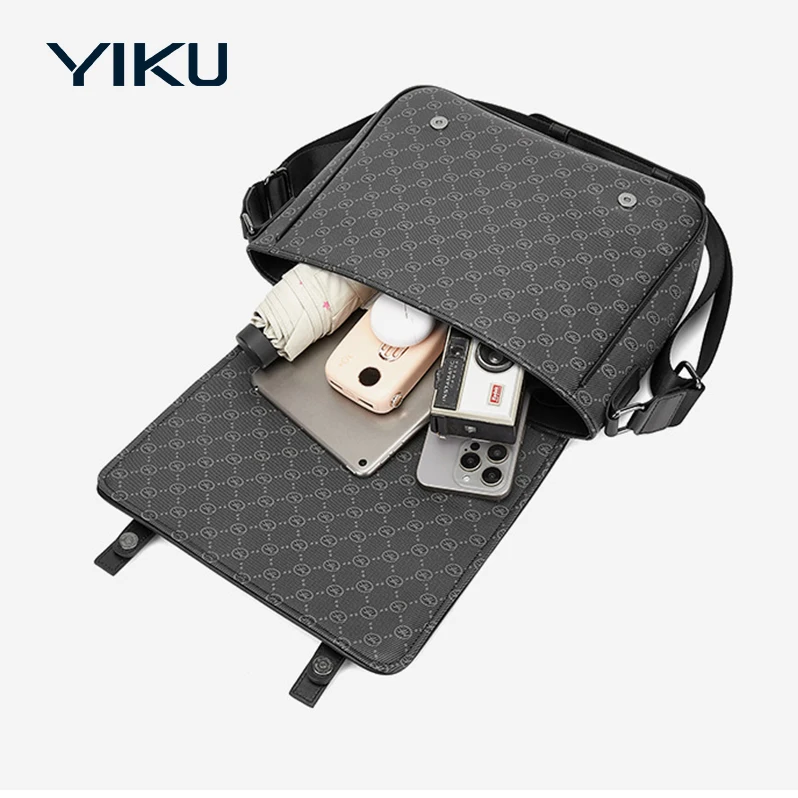 New design Luxury messenger bag leather messenger shoulder crossbody men bag color printing logo custom messenger bags for men