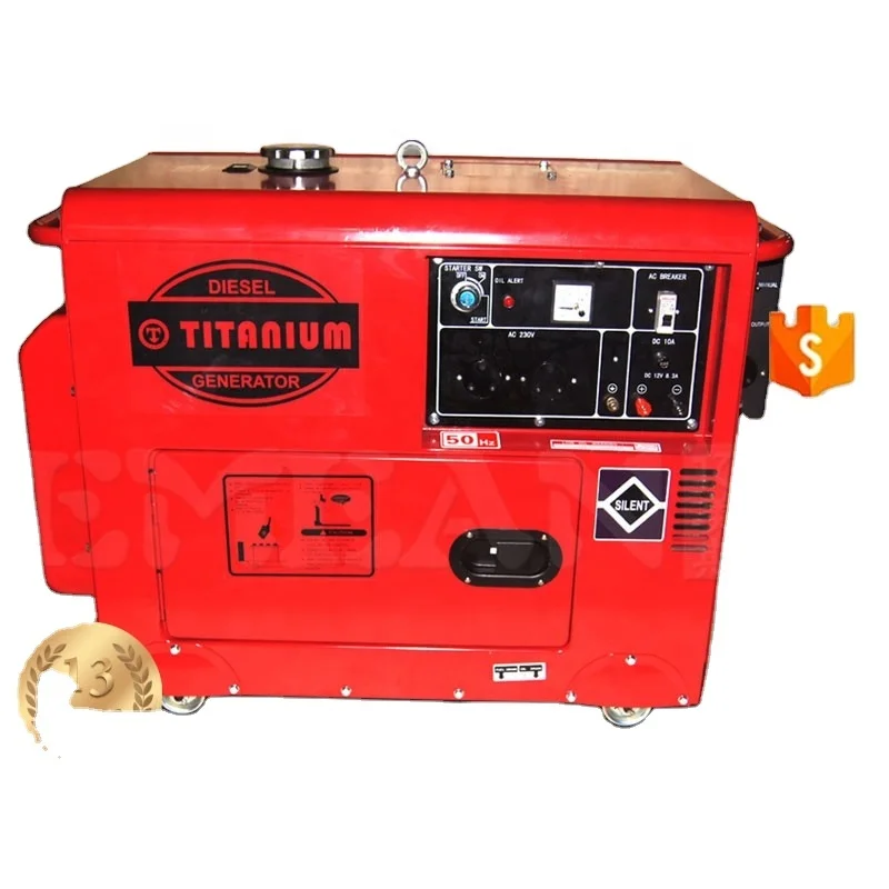 6kv 7kv 7000 watt 7.5kw 3 phase silent high voltage diesel generator diesel silent 7 kw 7000w 6k