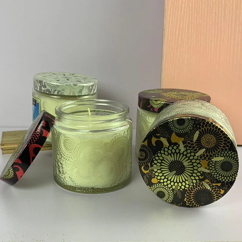 Birthday Aromatherapy Candle Size Relief Starry Sky Glass Fragrance Candle Wedding Gift Soy Wax