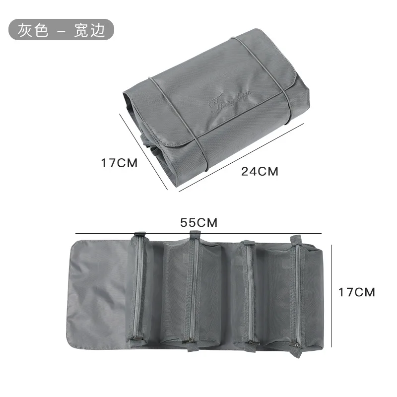 2021 4-в-1 для макияжа, сумка, многофункциональная сумка для хранения, съемный для путешествий большой вместимости, удобство макияж мешок для стирки