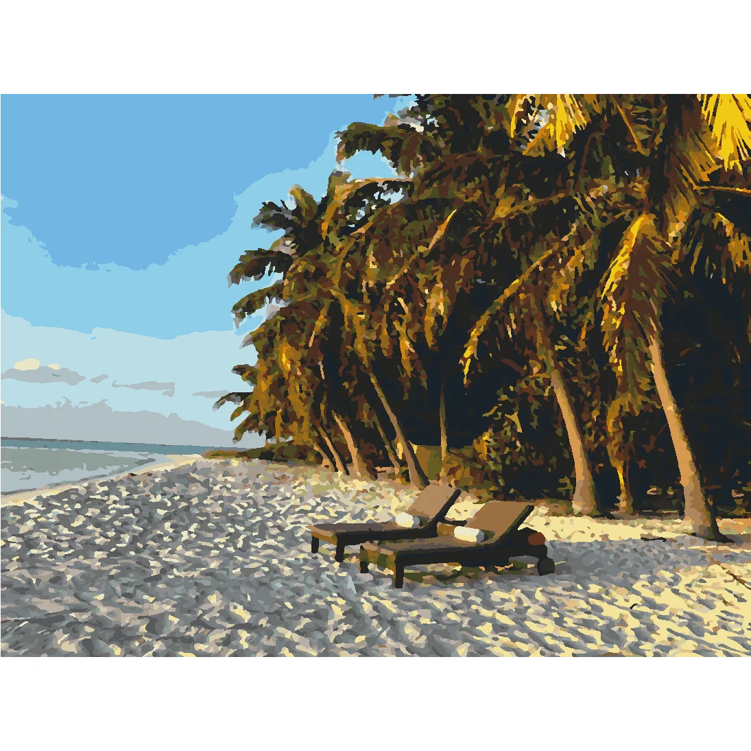 Индивидуальные модели 30*40/40*50 см, украшение для дома, красивый морской пейзаж/номер животного, Diy Цифровая живопись по номерам