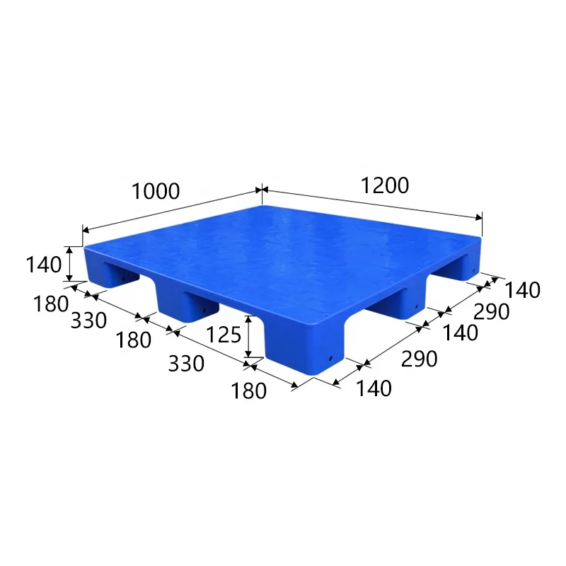 1200 x 1000 mm  flat top surface plastic pallet epal size  pallet