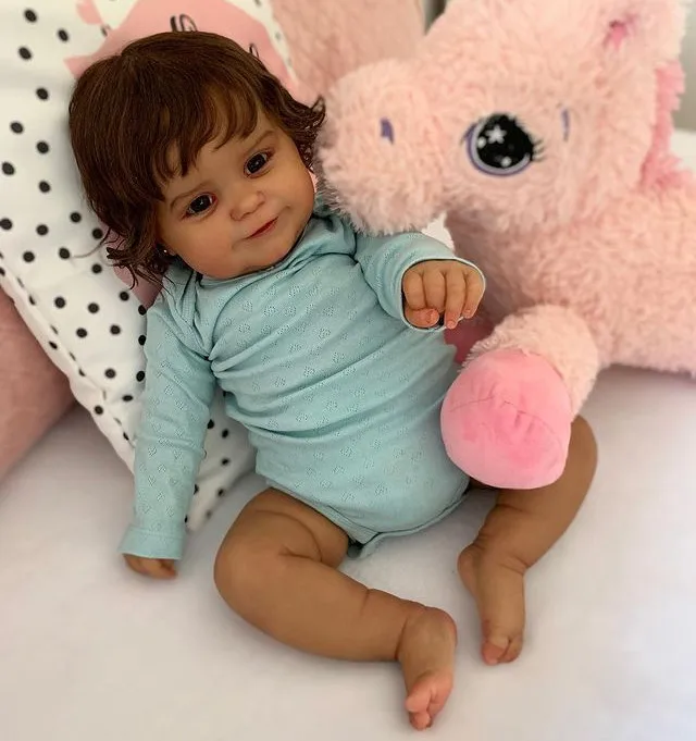 customized black silicone reborn baby dolls brown skin full silicone body reborn baby doll