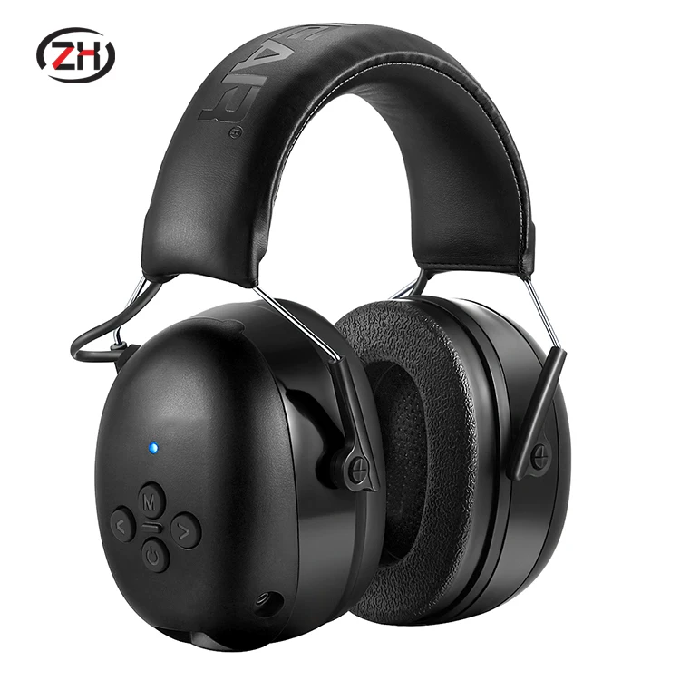 2023 Safety Hearing Protection Earphone with V5.0 Bluetooth With USB  Ear Muff Noise Cancelling Ce Approval Sport Headphones
