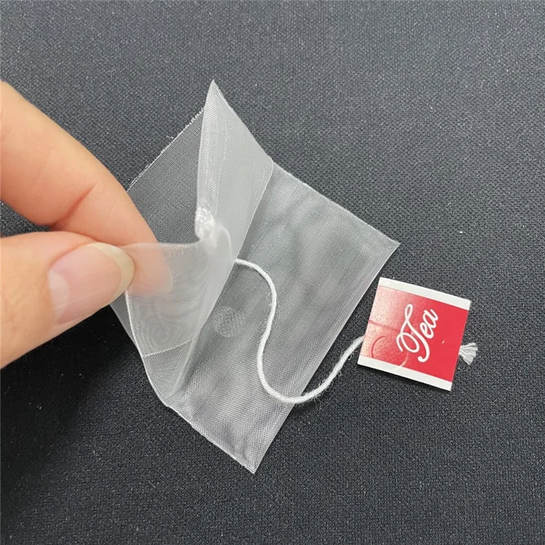 Custom Packaging Empty Tea Bags Pla With String Biodegradable Filter Bag Pouches Disposable Tea Bags