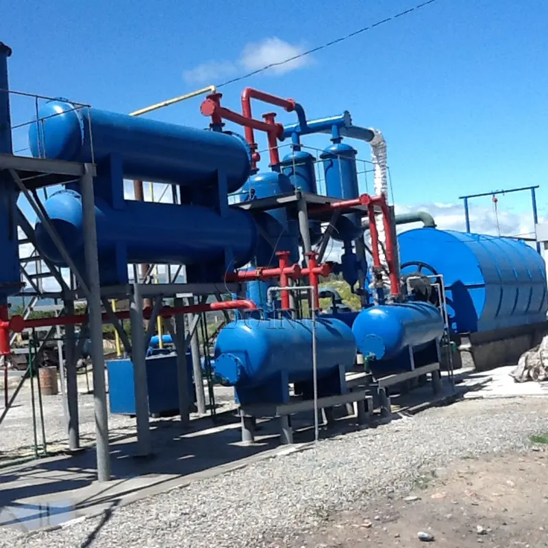 March Expo 2023 Hot Sale Waste tire recycling production line for Recycling Tire Rubber Powder to Fuel Pyrolysis Plant